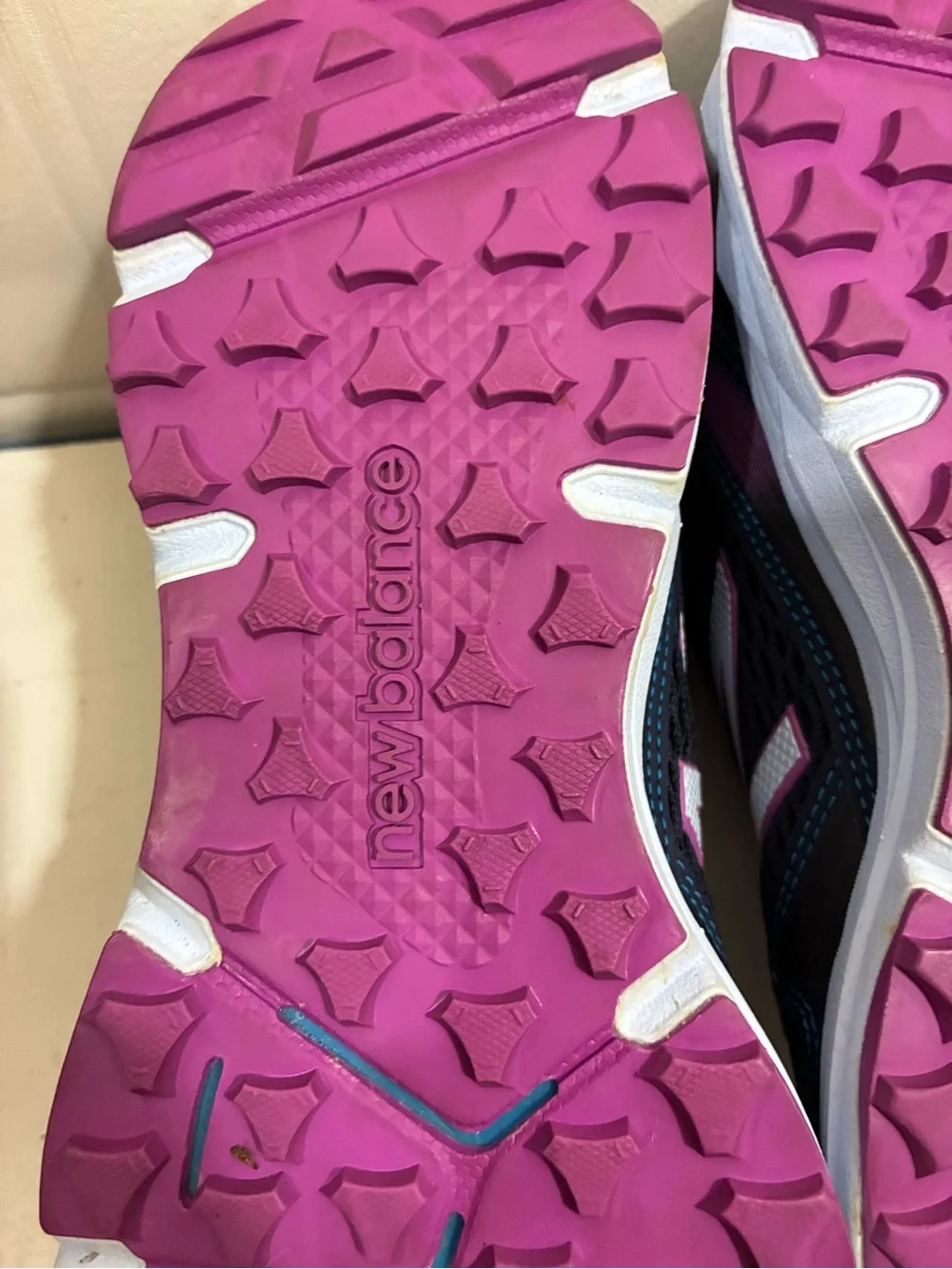 New Balance Women's Navy, Purple & Teal Running Sneakers